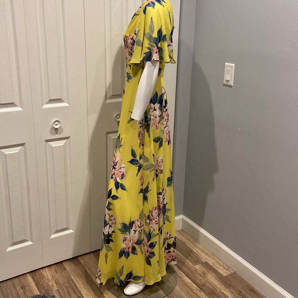 NWOT Eliza J one shoulder floral maxi - Picture 9 of 12